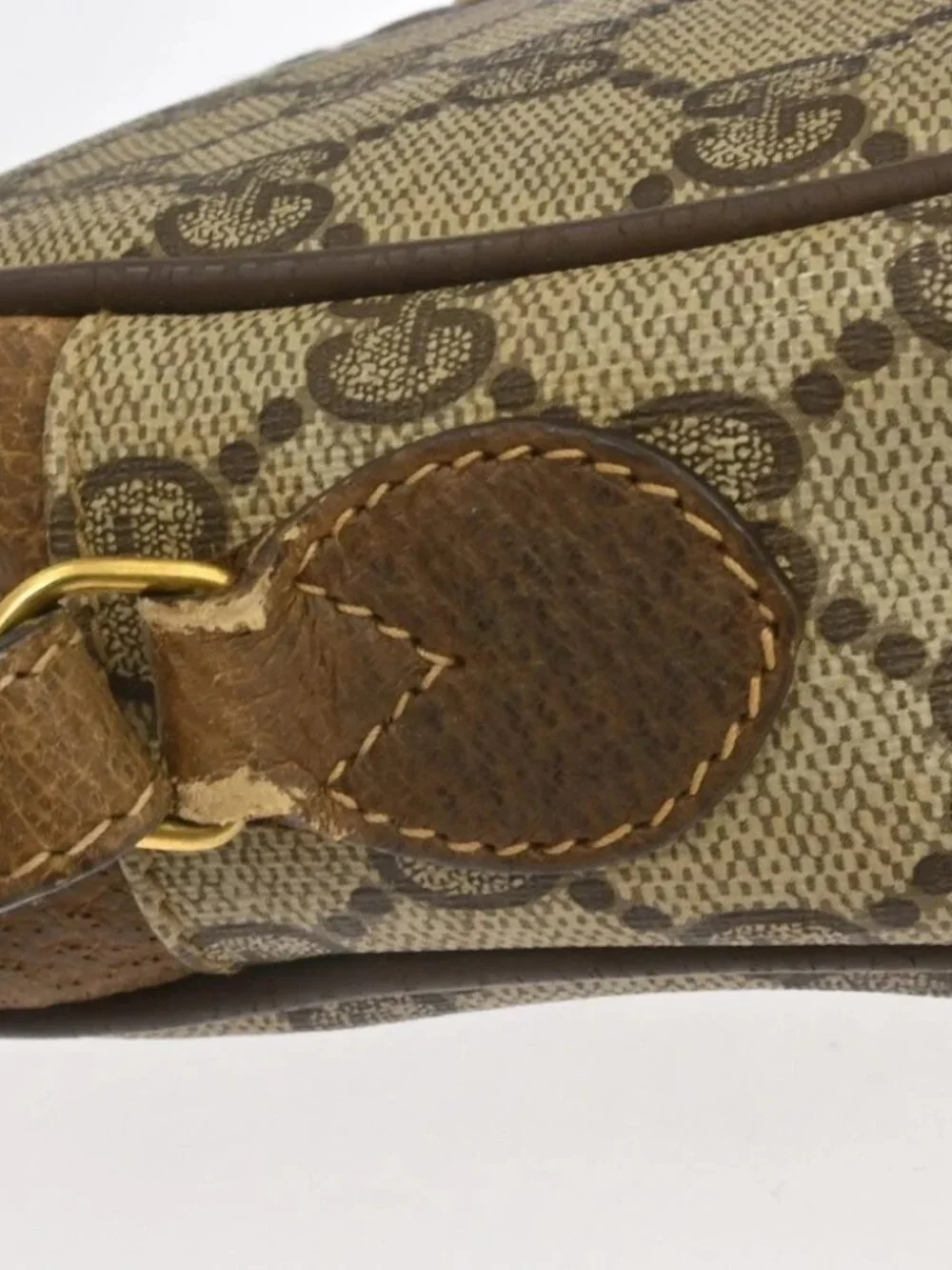 Gucci Beige Canvas GG Clutch Bag